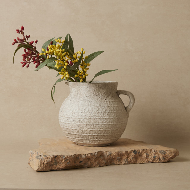 Humble & Mash Budding Spray 53cm Red Faux Plant