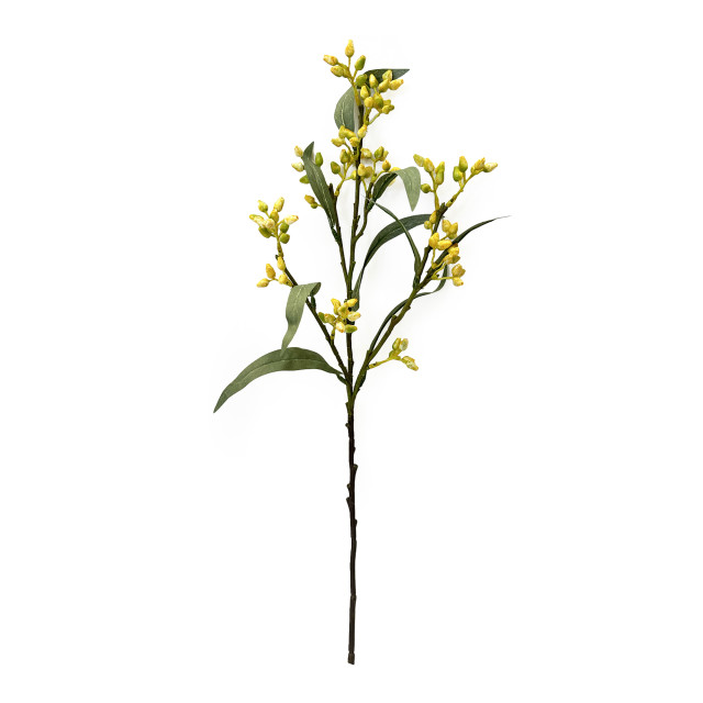 Humble & Mash Budding Spray 53cm Yellow Faux Plant