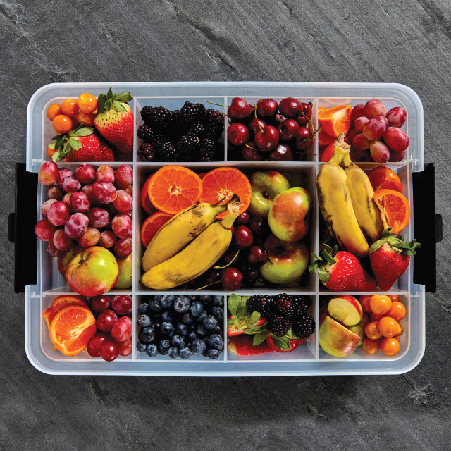 Farberware SnackleBox 11-Compartment Bamboo Box & Board