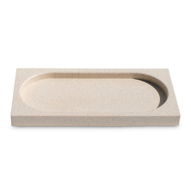Alkaline Slab Bathroom Tray - Sand