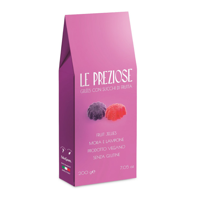 Le Preziose Blackberry And Raspberry Jellys, 200g