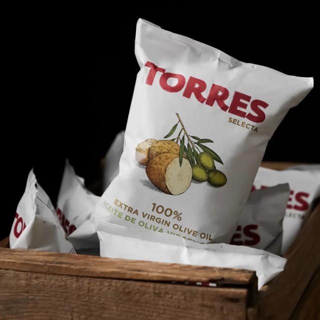 Torres Selecta Extra Virgin Olive Oil Potato Chips - 40g