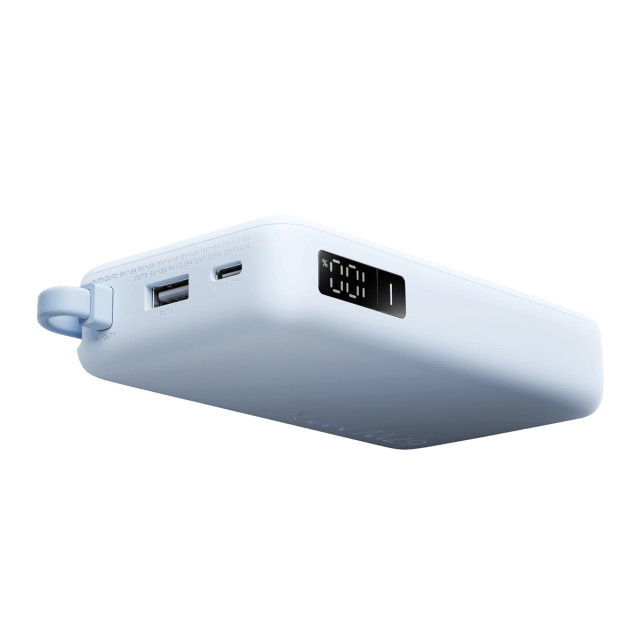 Xiaomi 10000mAh Power Bank With Integrated Cable, 67W - Ice Blue 