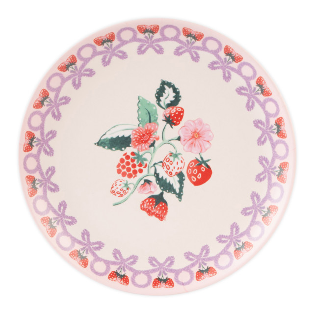 Cath Kidston Raspberry Melamine Side Plates, Set of 4