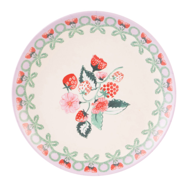 Cath Kidston Raspberry Melamine Side Plates, Set of 4