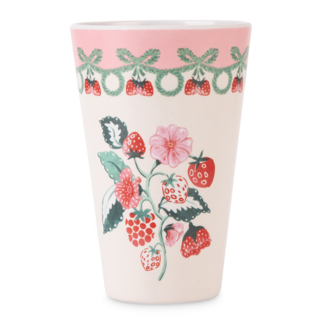 Cath Kidston Raspberry Melamine Tumbler, Set of 4