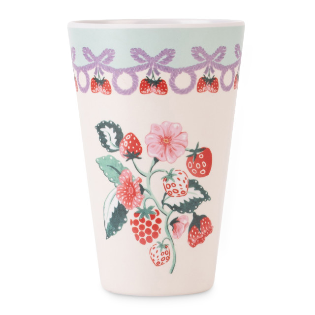 Cath Kidston Raspberry Melamine Tumbler, Set of 4