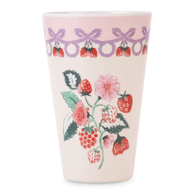 Cath Kidston Raspberry Melamine Tumbler, Set of 4