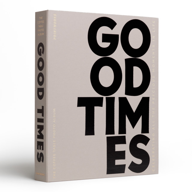 Printworks Good Times Blank Photo Album - Grey