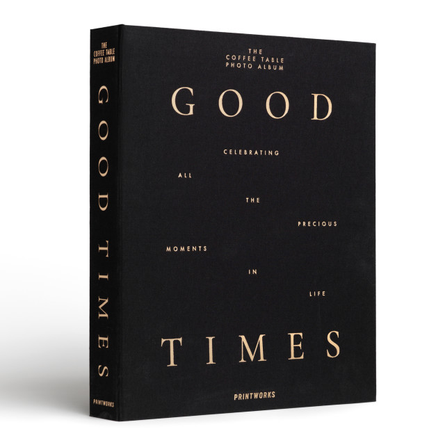 Printworks Good Times Blank Photo Album - Black