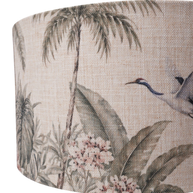Humble & Mash Linen Spicy Leaf Table Lamp