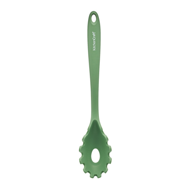KitchenCraft Silicone Spaghetti Server, Non-Stick Safe and Heat-Resistant, 29cm
