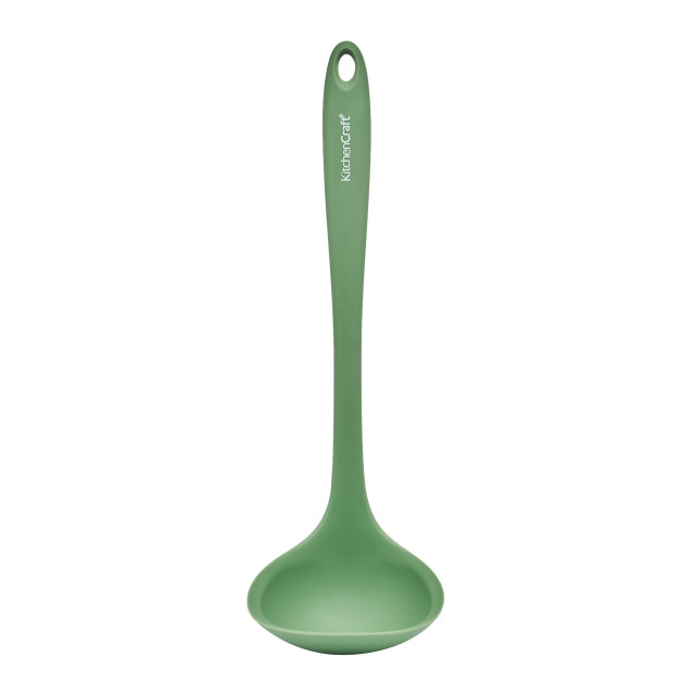 KitchenCraft Silicone Ladle, Heat-Resistant & Non-Stick Safe, 29cm