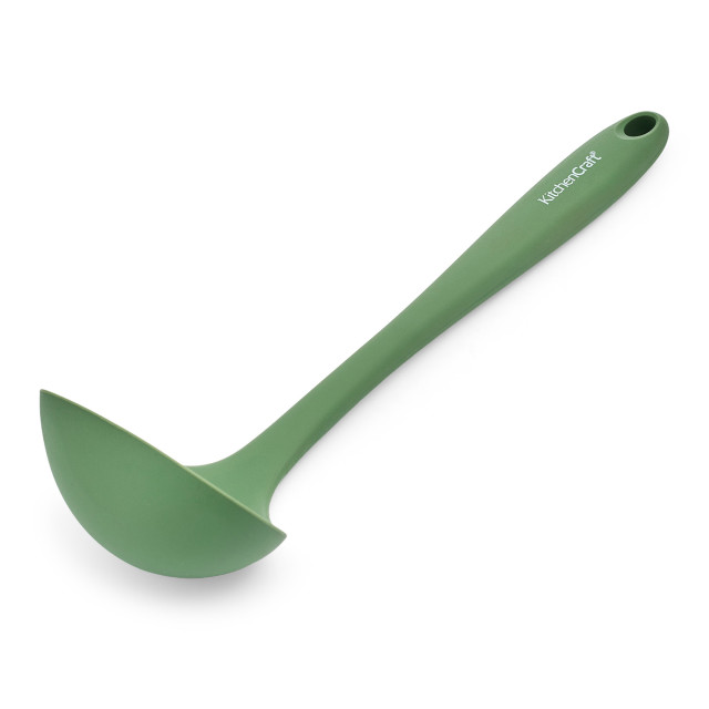 KitchenCraft Silicone Ladle, Heat-Resistant & Non-Stick Safe, 29cm