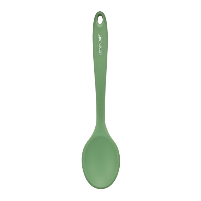 KitchenCraft Silicone Spoon, Non-Stick Safe and Heat-Resistant, 27cm