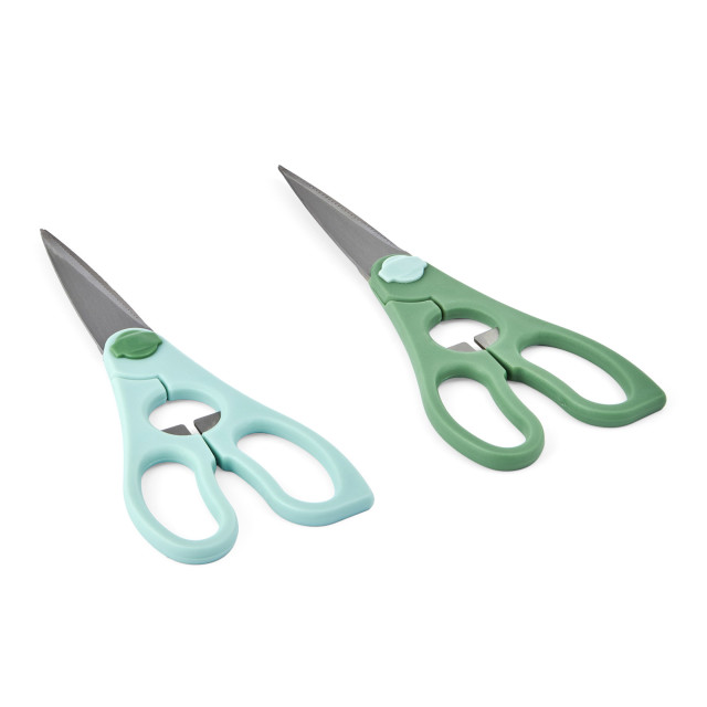 KitchenCraft Set of 2 Kitchen Shears with Stainless Steel Blades