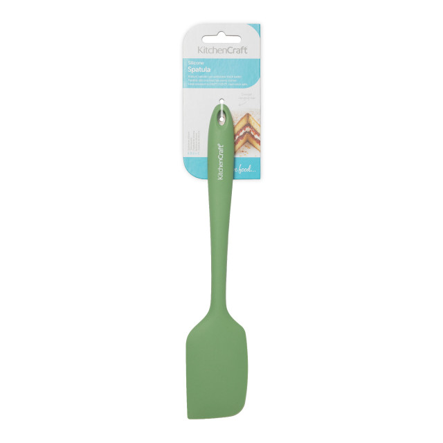 KitchenCraft Silicone Scraper Spatula, Non-Stick Safe and Heat-Resistant, 28cm