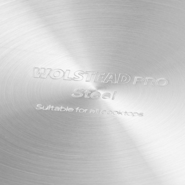 Wolstead Pro Steel Triply Stainless Steel Saucepan Set, 3-Piece