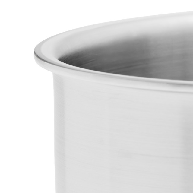 Wolstead Pro Steel Triply Stainless Steel Saucepan Set, 3-Piece