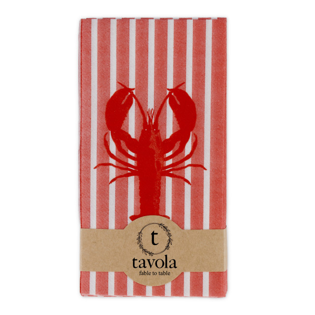 Tavola Lobster Paper Napkins, Pack of 24