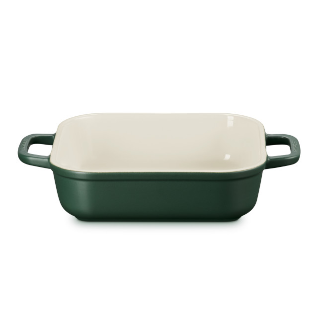 Le Creuset Foret Coupe Square Stoneware Dish, 23cm