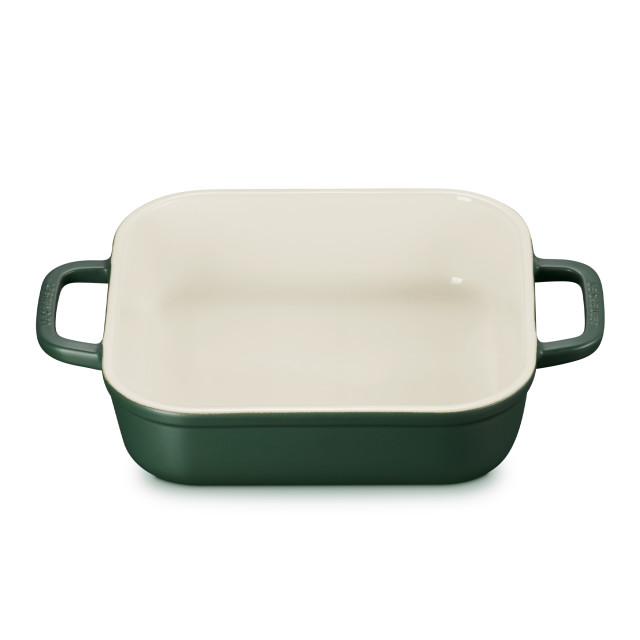 Le Creuset Foret Coupe Square Stoneware Dish, 23cm