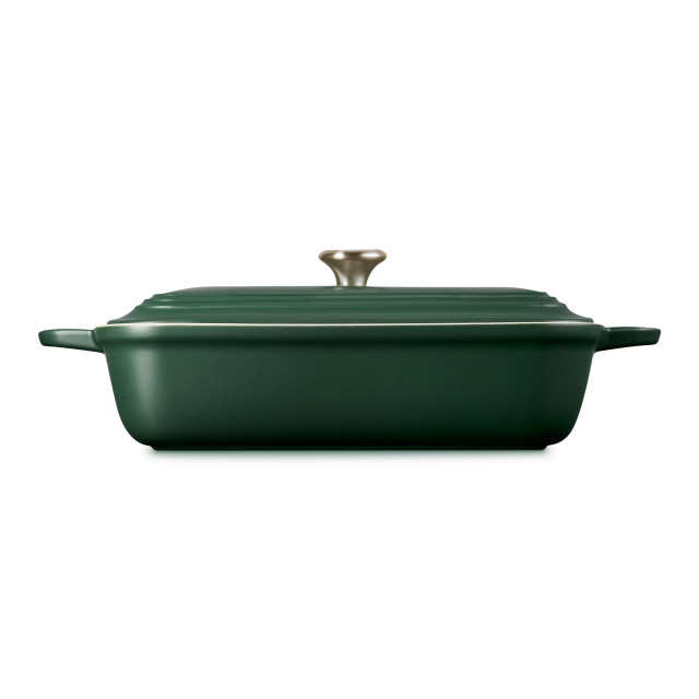 Le Creuset Foret Coupe Rectangular Stoneware Dish With Lid, 4L