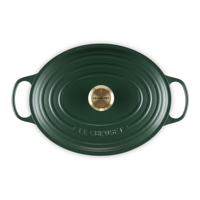 Le Creuset Foret Signature Oval Cast Iron Casserole, 31cm