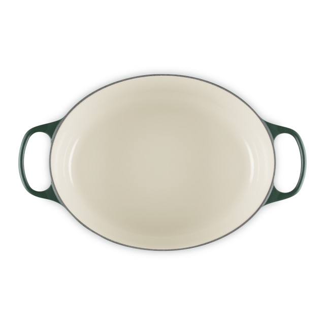 Le Creuset Foret Signature Oval Cast Iron Casserole, 31cm
