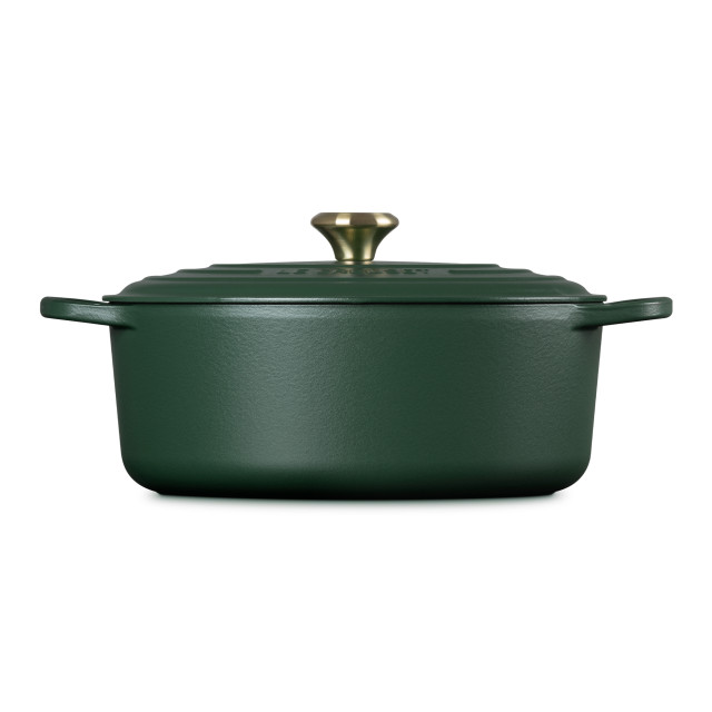 Le Creuset Foret Signature Oval Cast Iron Casserole, 31cm