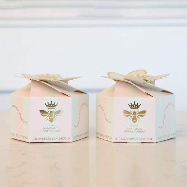 Wedgewood Daisy and Bee Cranberry and Almond Nougat Bon Bons, 60g