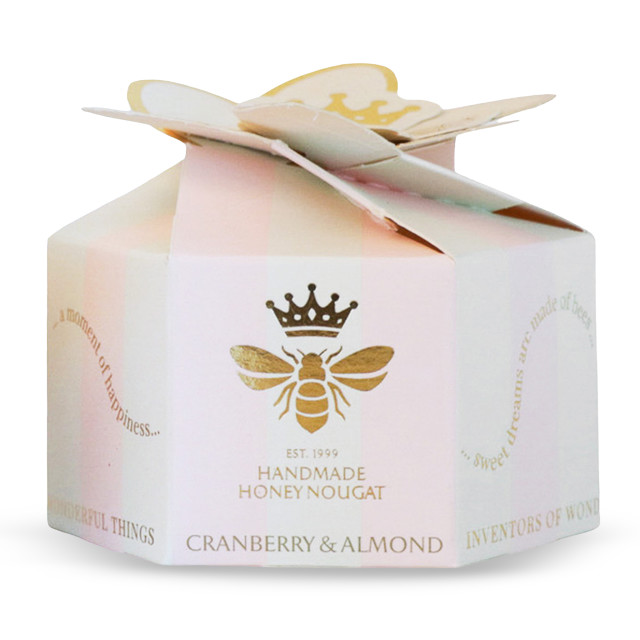 Wedgewood Daisy and Bee Cranberry and Almond Nougat Bon Bons, 60g