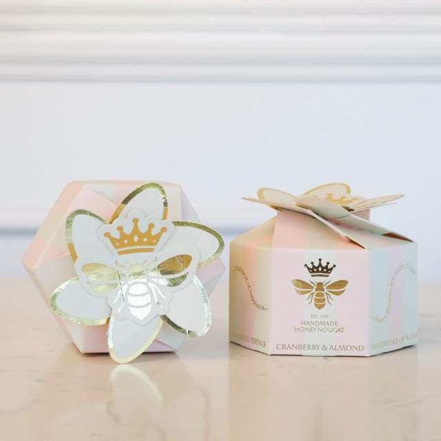 Wedgewood Daisy and Bee Cranberry and Almond Nougat Bon Bons, 60g