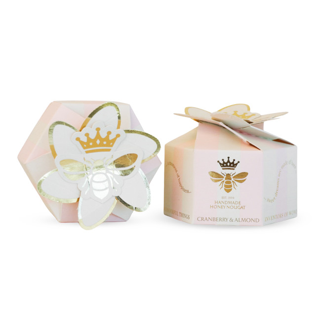 Wedgewood Daisy and Bee Cranberry and Almond Nougat Bon Bons, 60g
