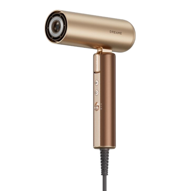 Dreame P20 Aura Pocket Hair Dryer, 1400W - Coco Gold