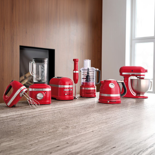 KitchenAid Corded Hand Blender, 180W - Empire Red