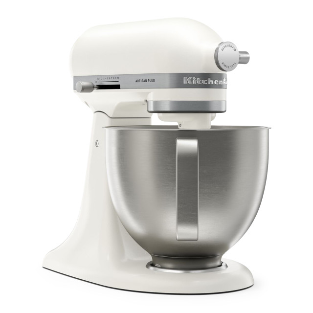 KitchenAid Artisan Plus 4.7L Tilt-Head Stand Mixer - Porcelain White