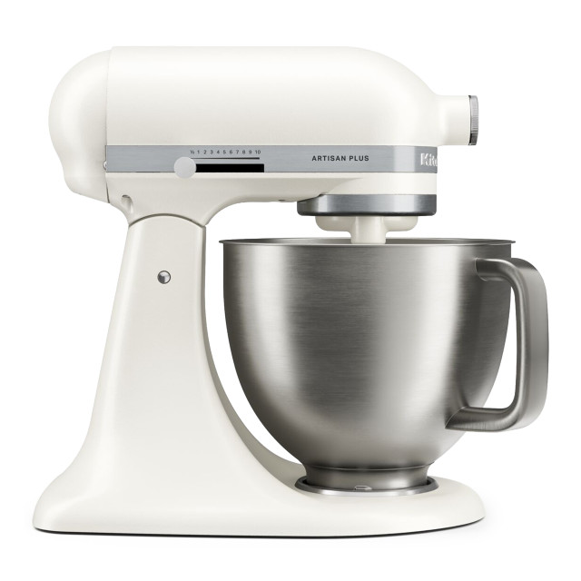 KitchenAid Artisan Plus 4.7L Tilt-Head Stand Mixer - Porcelain White