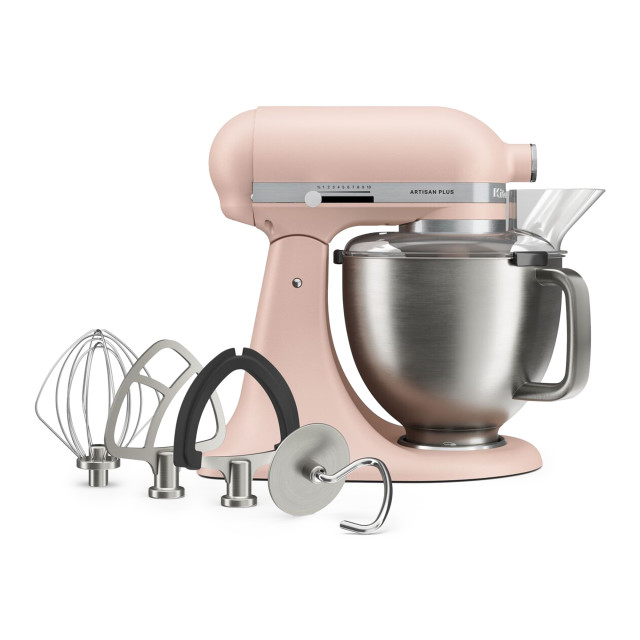 KitchenAid Artisan Plus 4.7L Tilt-Head Stand Mixer - Feather Pink