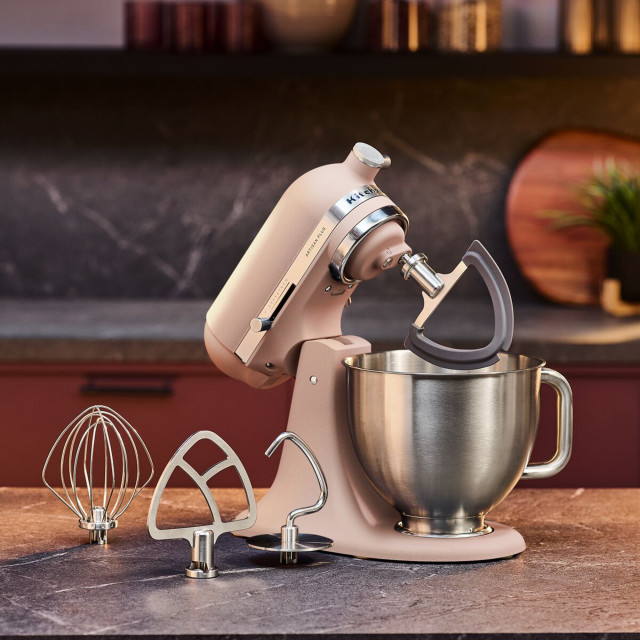KitchenAid Artisan Plus 4.7L Tilt-Head Stand Mixer - Feather Pink