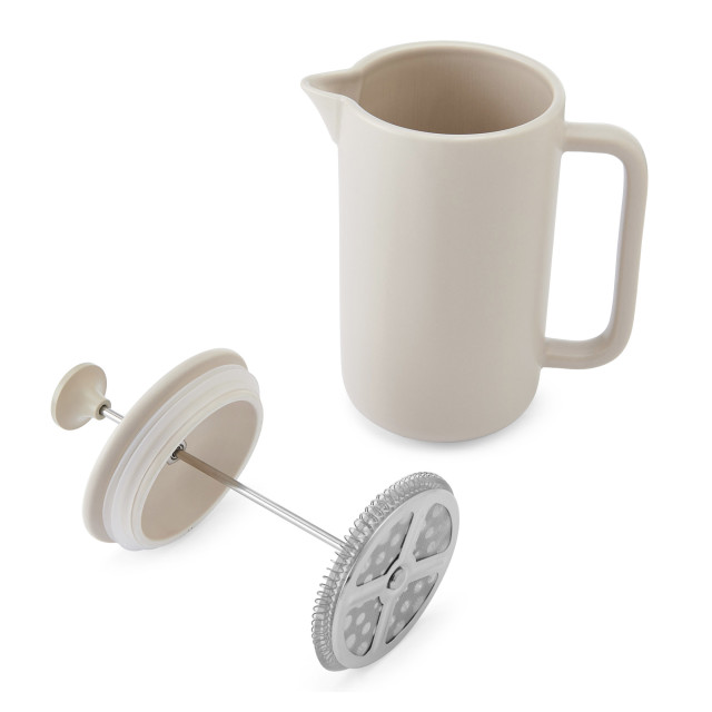 La Cafetiere Arezzo 8-Cup Coffee Plunger, 1L - Cream