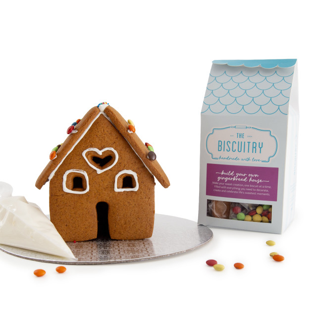 The Biscuitry Ice Your Own Gingerbread House Kit