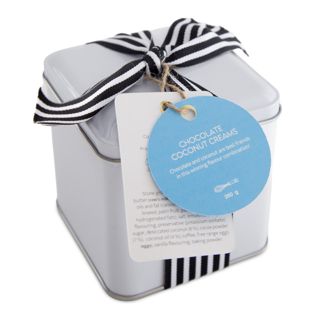 The Biscuitry Decadent Chocolate Coconut Creams Biscuit Gift Tin