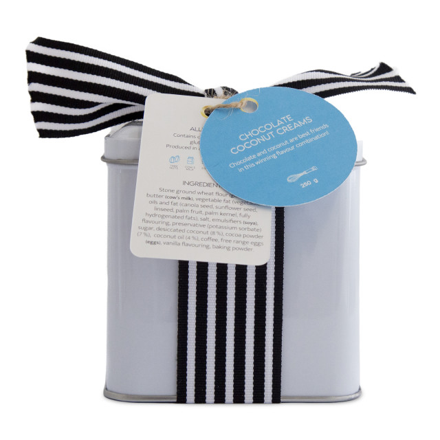 The Biscuitry Decadent Chocolate Coconut Creams Biscuit Gift Tin