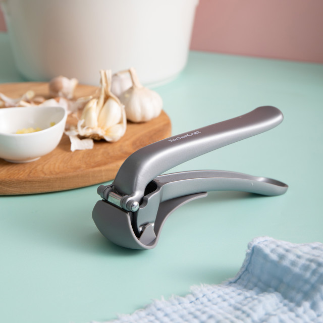 KitchenCraft Easy Clean Garlic Press with 360� Opening Mechanism