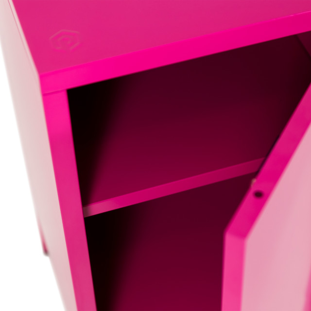 Popstrukt Sugar Cube Side Table - Hot Pink detail