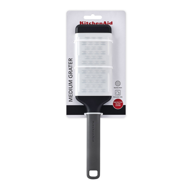 KitchenAid Classic Medium Etched Grater - Silver & Grey
