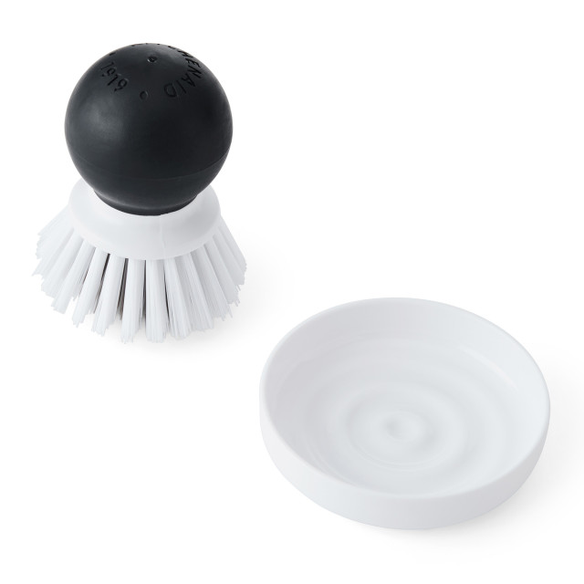 KitchenAid Palm Brush with Dish