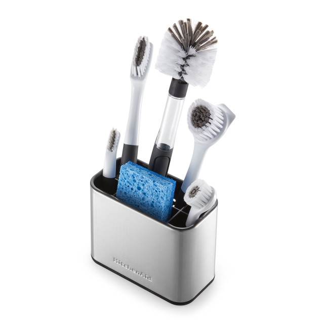 KitchenAid Stainless Steel Sink Brush Caddy