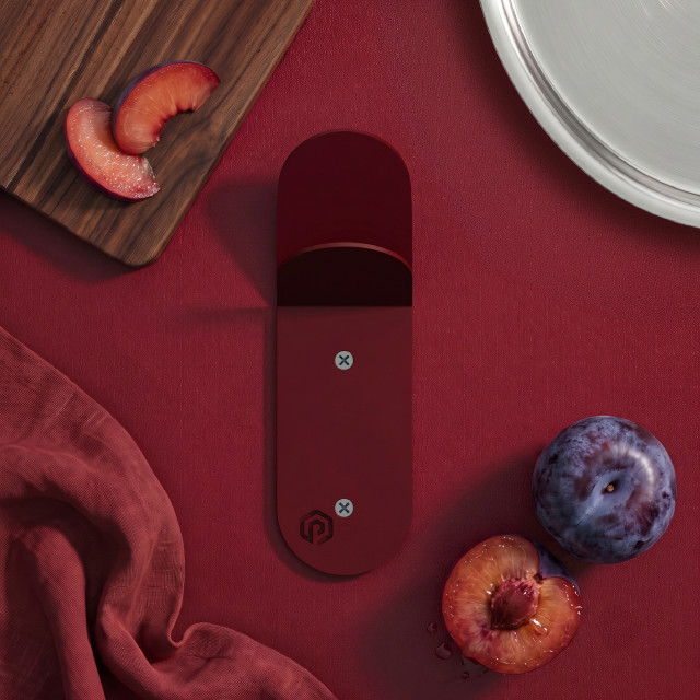 Popstrukt Bubblegum Stack Hook - Dark Plum